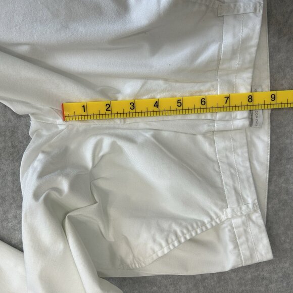 NEW YORK & COMPANY Pants Womens Size 0 Low Rise Taper Leg Stretch White - Picture 6 of 11